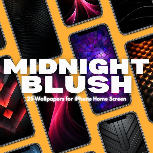 🌚 Midnight Blush: Dark Backgrounds with Pink Hues