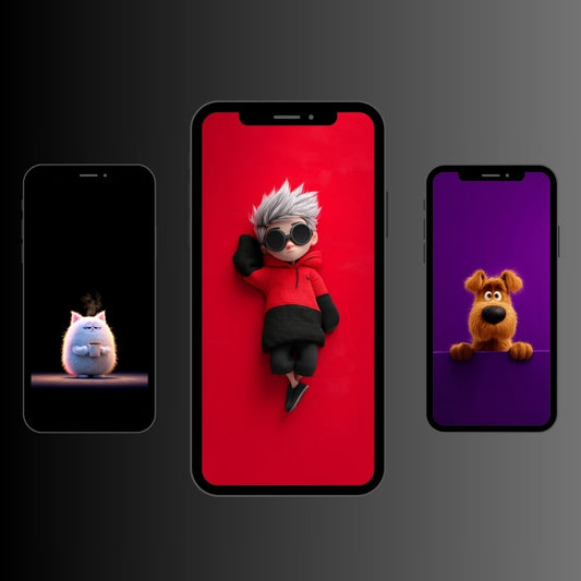 Stylish Framez: 3D Characters and Backgrounds