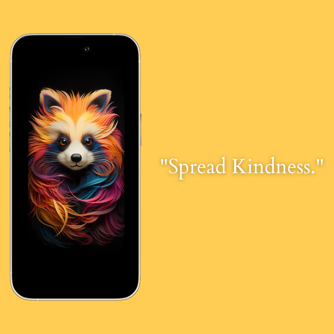 Luminous Wildlife: Celestial Animals Mobile Wallpapers