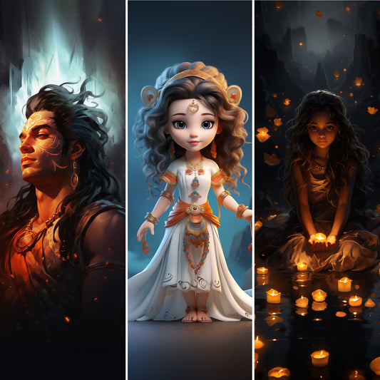 Sacred Luminescence: Embracing the Festive Spirit with Lights and Flowers