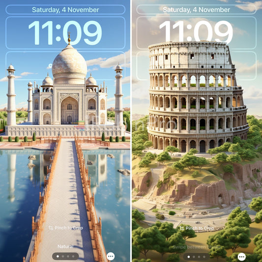 Global Spectra: Wallpaper Showcase of World Wonders