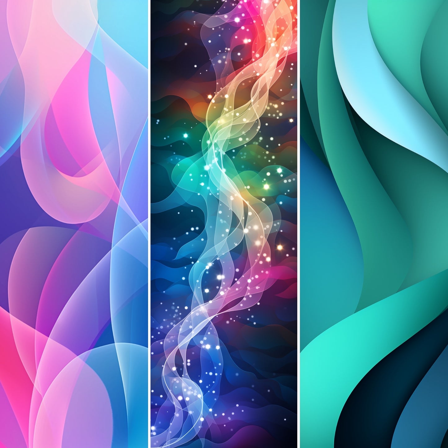 Prism Dreams: Dark Patterns of Colorful Bliss Wallpaper Pack