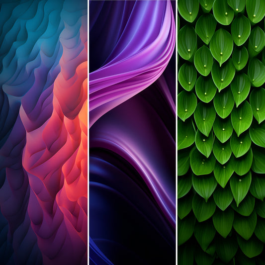 Color Waves: Fusion of Colorful Wallpapers for iPhone