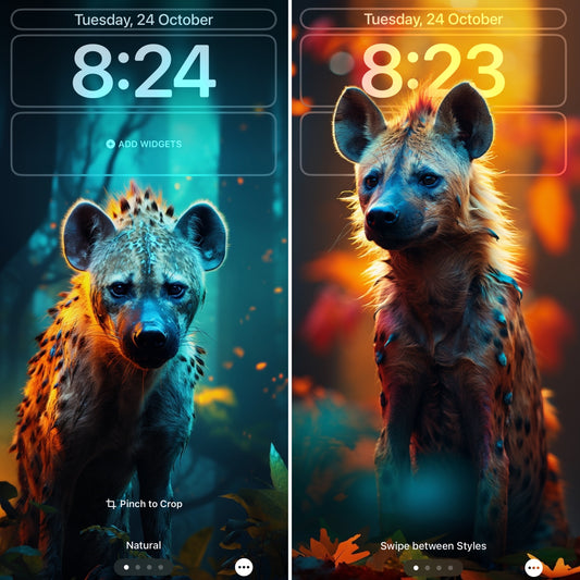Jungle Jamboree: Hyena Wallpapers for iPhone (Free Download)
