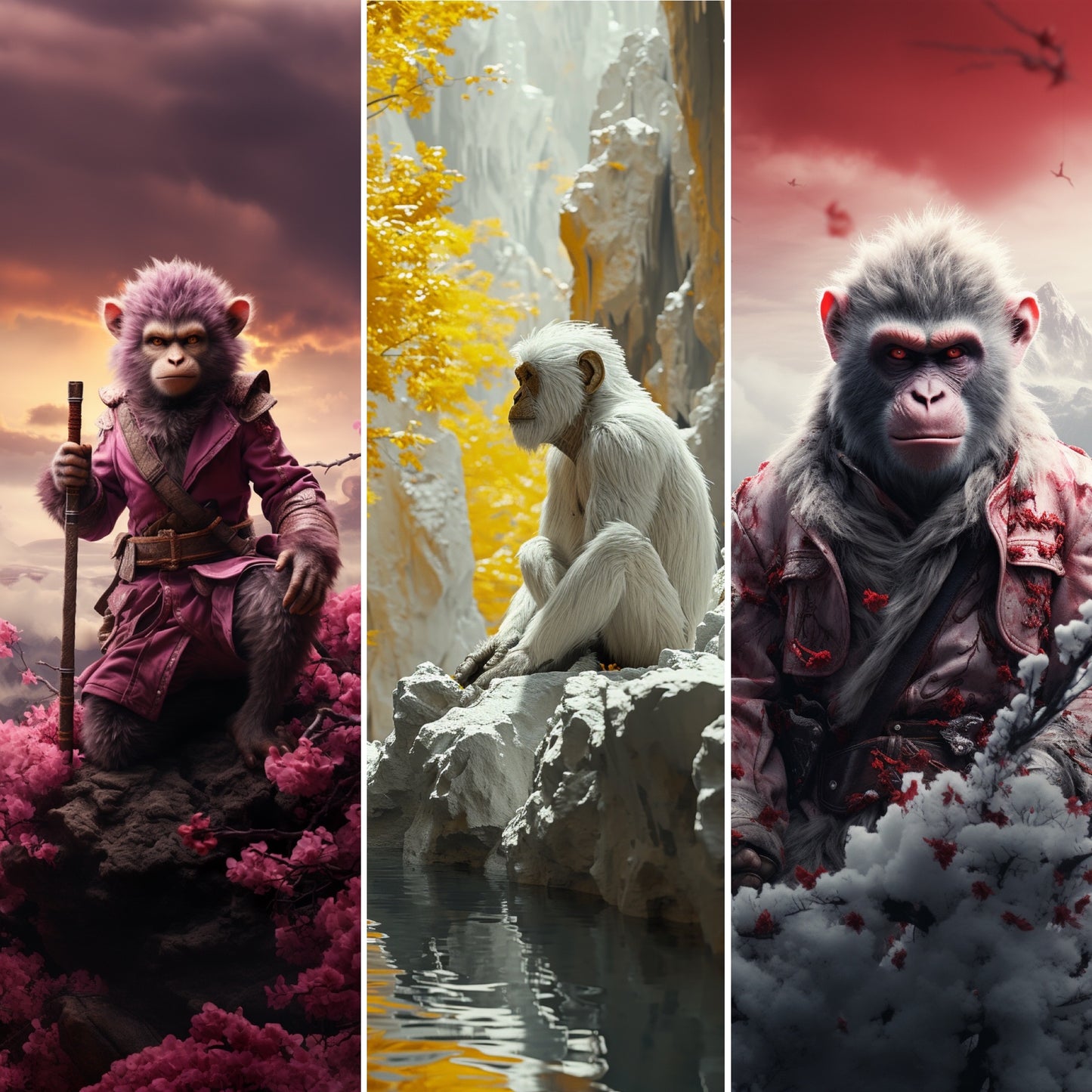 Ape Adventures: High Resolution iPhone Wallpapers